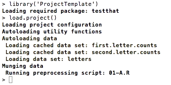 Cache Loading Messages